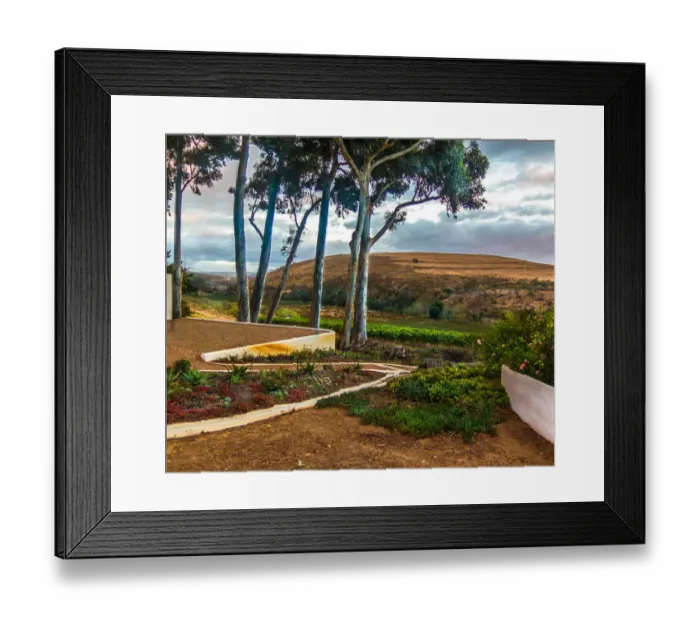 Framed Print : Rural landscape, Bot River, Western Cape Province, South Africa