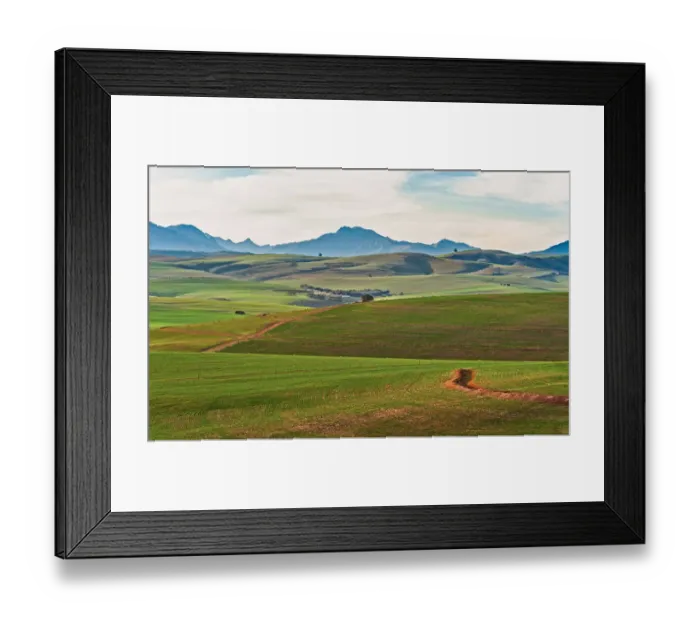 Framed Print : Western Cape Farm Lands, South Africa Framed Print : Western Cape Farm Lands, South Africa