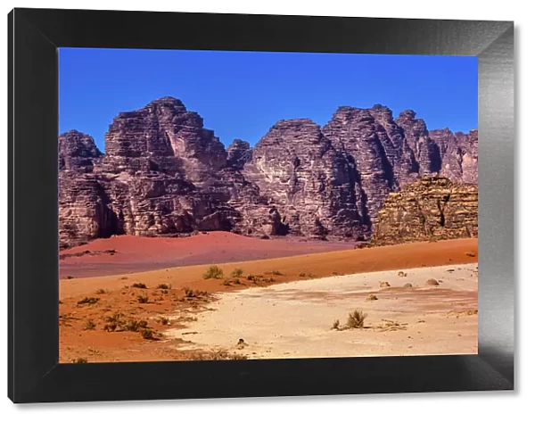 Sand rock formation, Wadi Rum, Valley of Moon, Jordan