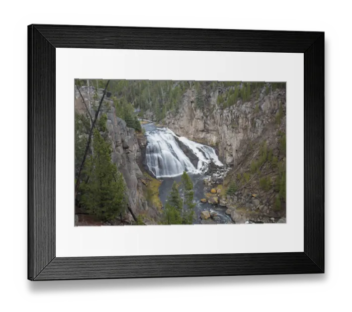 Framed Print : Gibbon Falls, Yellowstone National Park, Wyoming, USA Framed Print : Gibbon Falls, Yellowstone National Park, Wyoming, USA