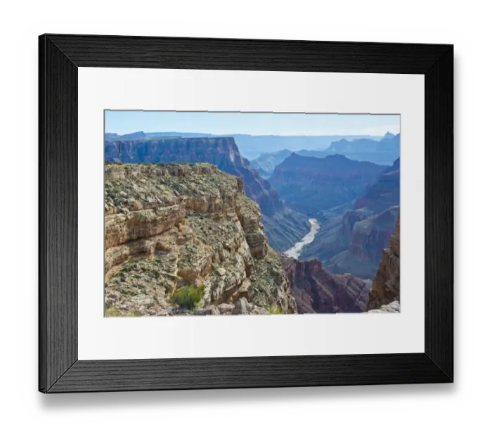 Framed Print : Colorado and Little Colorado Rivers, Marble Canyon, Navajo Indian Reservation, Confluence, Arizona, USA