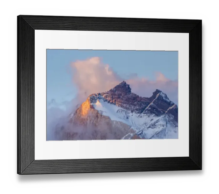 Framed Print : The Horn mountains, Torres Del Paine National Park, Patagonia, Chile