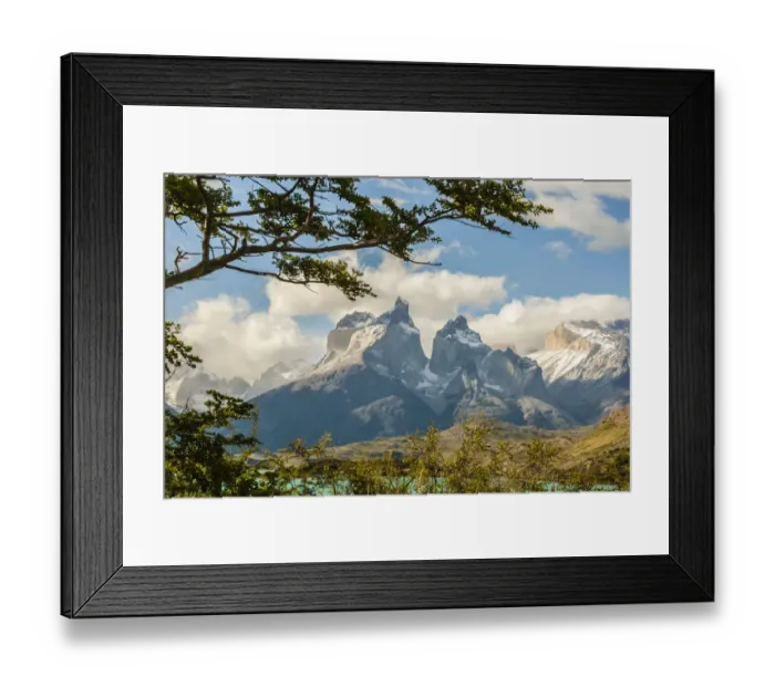 Framed Print : Lake Pehoe and The Horn mountains, Torres Del Paine National Park, Patagonia, Chile Framed Print : Lake Pehoe and The Horn mountains, Torres Del Paine National Park, Patagonia, Chile