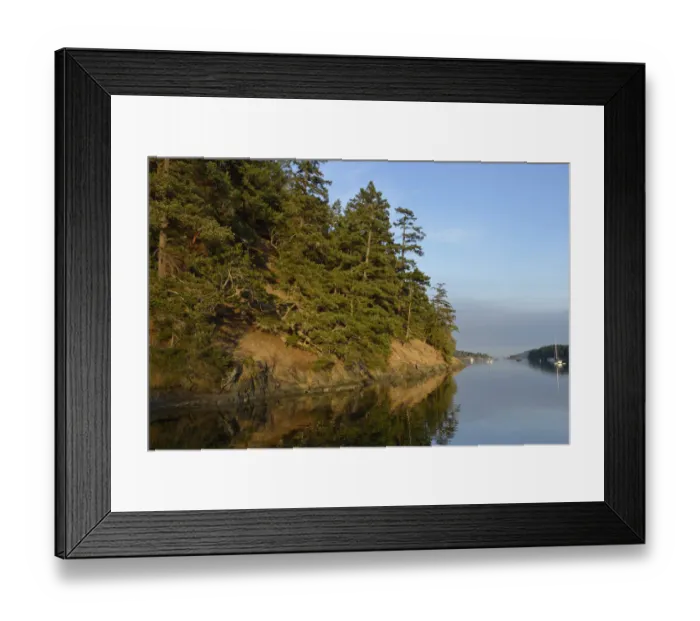 Framed Print : Reid Harbor in a calm evening, Stuart Island, San Juan Islands, Washington State, USA Framed Print : Reid Harbor in a calm evening, Stuart Island, San Juan Islands, Washington State, USA