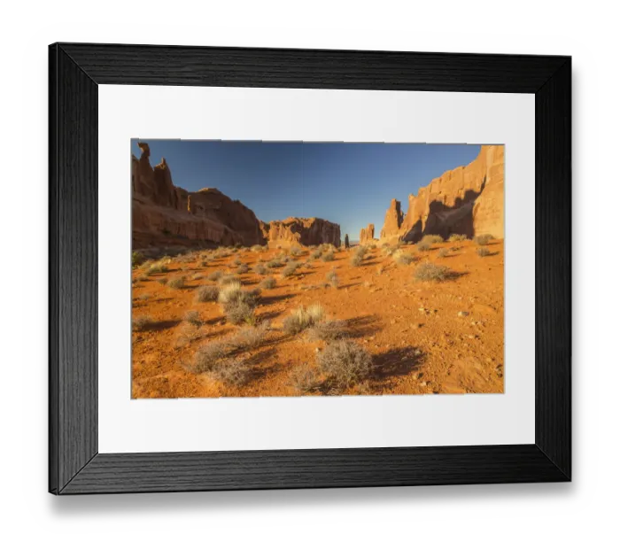 Framed Print : Park Avenue rock formations, Arches National Park, Utah, USA Framed Print : Park Avenue rock formations, Arches National Park, Utah, USA