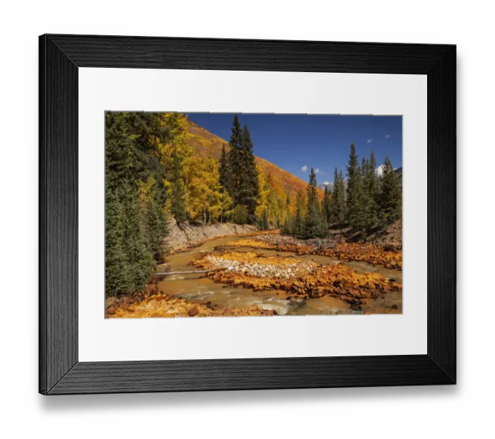 Framed Print : Landscape of Red Mountain Creek, San Juan Mountains, Colorado, USA Framed Print : Landscape of Red Mountain Creek, San Juan Mountains, Colorado, USA