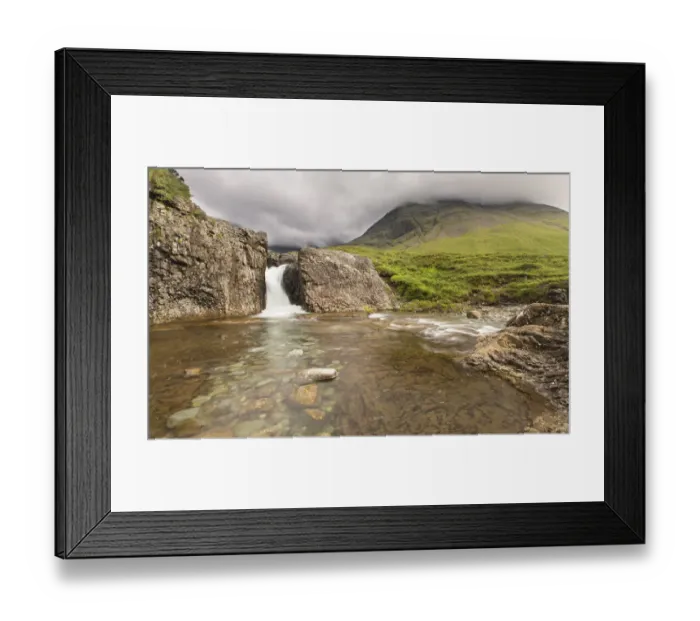 Framed Print : Waterfall in Fairy Pools rocky stream on Isle of Skye - Scotland Framed Print : Waterfall in Fairy Pools rocky stream on Isle of Skye - Scotland
