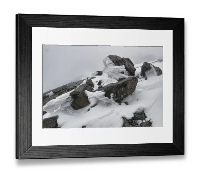Framed Print : Snow, ice formations, glaciers and rime on Mount Stanley, Kilembe Route, Rwenzori National Park, Kasese District, Uganda Framed Print : Snow, ice formations, glaciers and rime on Mount Stanley, Kilembe Route, Rwenzori National Park, Kasese District, Uganda