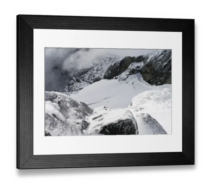 Framed Print : View from Margherita Peak, Mount Stanley, Kilembe Route, Rwenzori National Park, Kasese District, Uganda Framed Print : View from Margherita Peak, Mount Stanley, Kilembe Route, Rwenzori National Park, Kasese District, Uganda