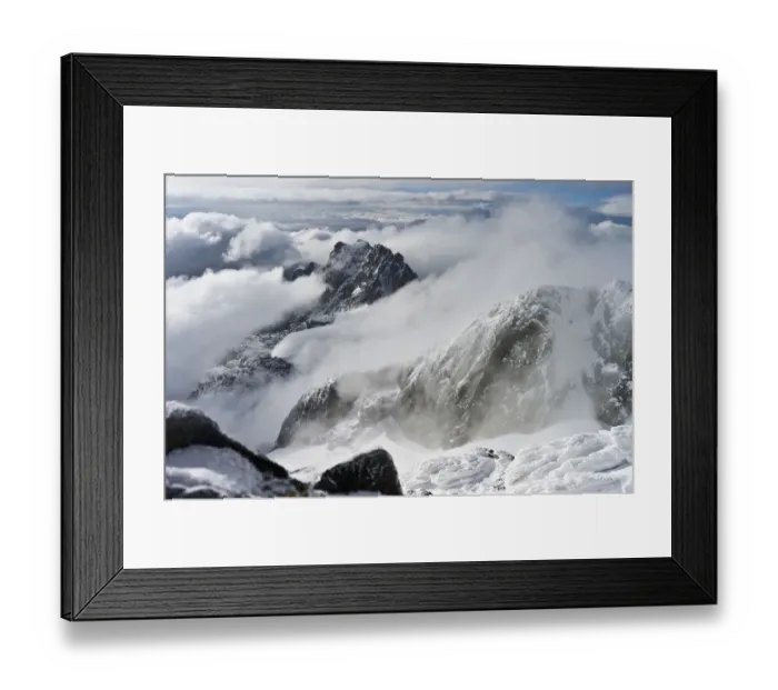 Framed Print : View from Margherita Peak, Mount Stanley, Kilembe Route, Rwenzori National Park, Kasese District, Uganda Framed Print : View from Margherita Peak, Mount Stanley, Kilembe Route, Rwenzori National Park, Kasese District, Uganda