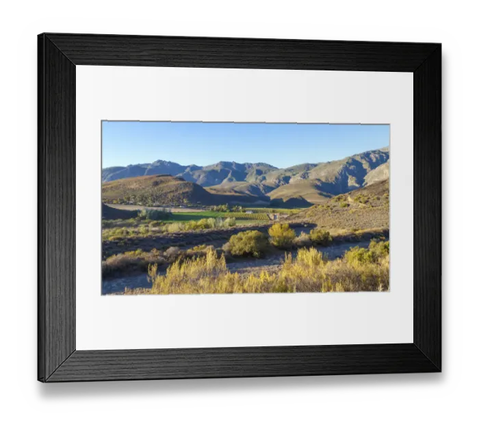 Framed Print : Farm in the Koo valley