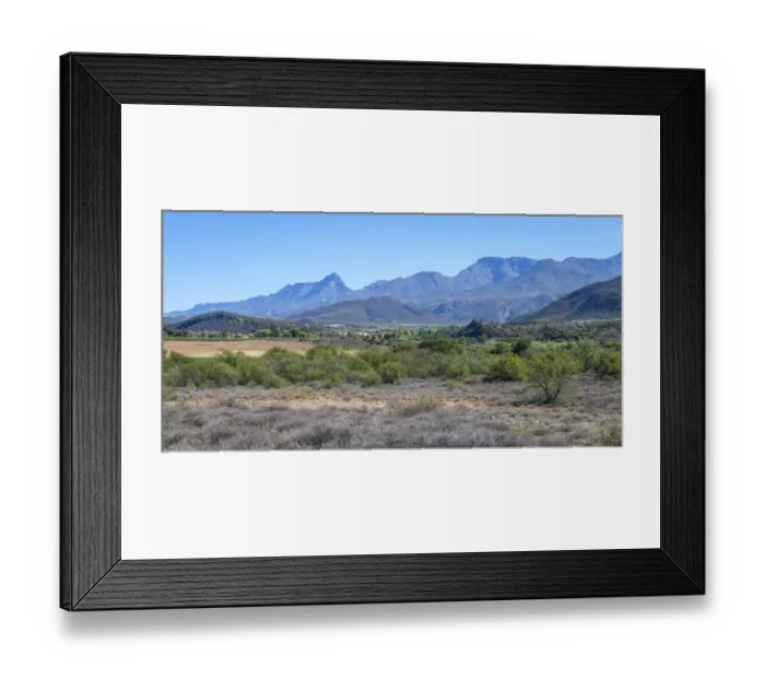 Framed Print : View of Calitzdorp in the distance Framed Print : View of Calitzdorp in the distance