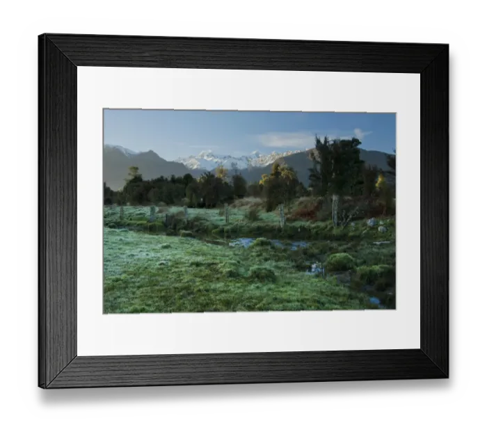 Framed Print : color image, photography, farm, meadow, lush foliage, rural scene, landscape, mountain Framed Print : color image, photography, farm, meadow, lush foliage, rural scene, landscape, mountain