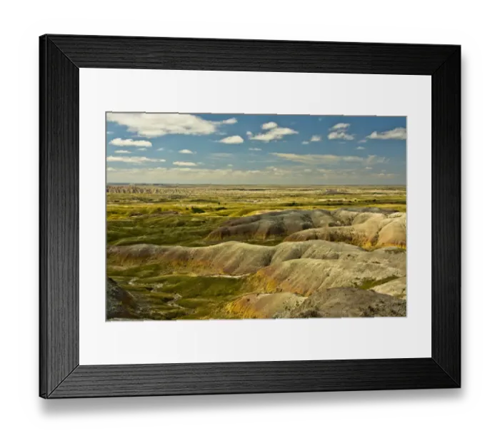 Framed Print : Sage Creek Rim Road in Badlands National Park, South Dakota, USA Framed Print : Sage Creek Rim Road in Badlands National Park, South Dakota, USA