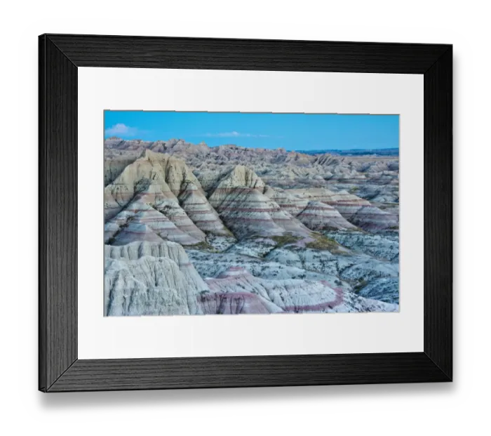 Framed Print : Panorama Point in Badlands National Park, South Dakota, USA Framed Print : Panorama Point in Badlands National Park, South Dakota, USA