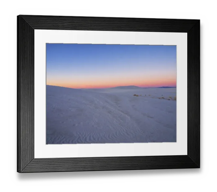Framed Print : Sand dune patterns in White Sands National Monument, New Mexico, USA Framed Print : Sand dune patterns in White Sands National Monument, New Mexico, USA