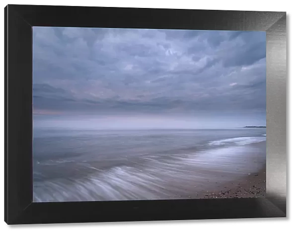 Stormy beach landscape, Cape May National Seashore, New Jersey, USA