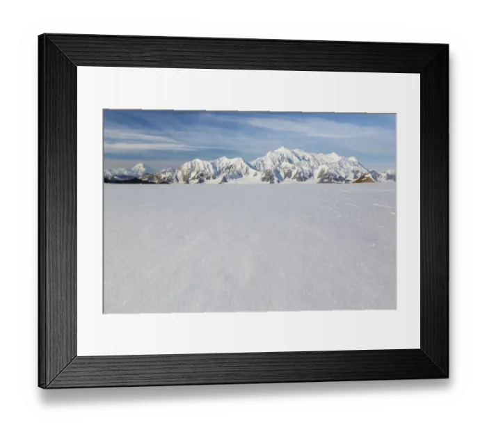 Framed Print : Mount Logan and Ice Field in St. Elias Range in Kluane National Park, Yukon Territory, Canada Framed Print : Mount Logan and Ice Field in St. Elias Range in Kluane National Park, Yukon Territory, Canada