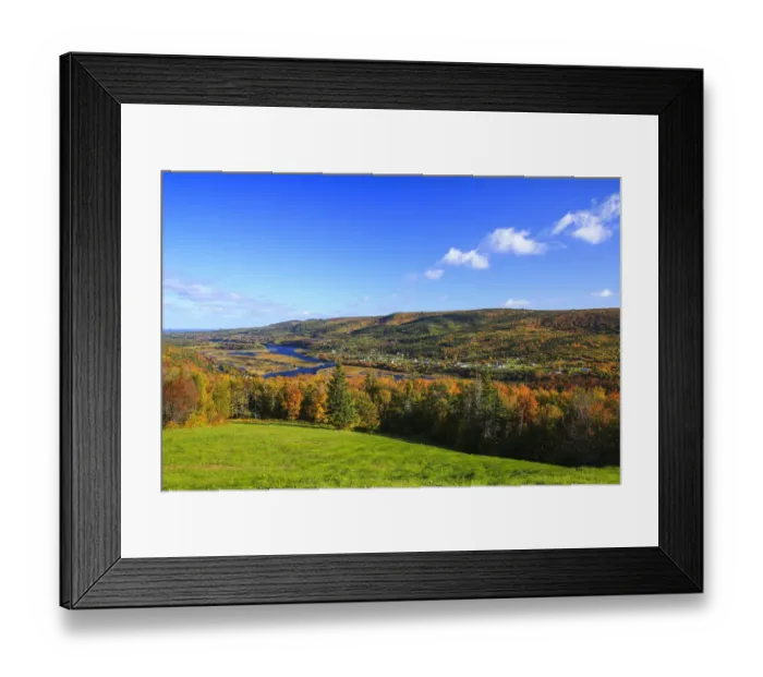 Framed Print : Fall colors and Margaree river, Cabot Trail, Cape Breton, Nova Scotia, Canada Framed Print : Fall colors and Margaree river, Cabot Trail, Cape Breton, Nova Scotia, Canada