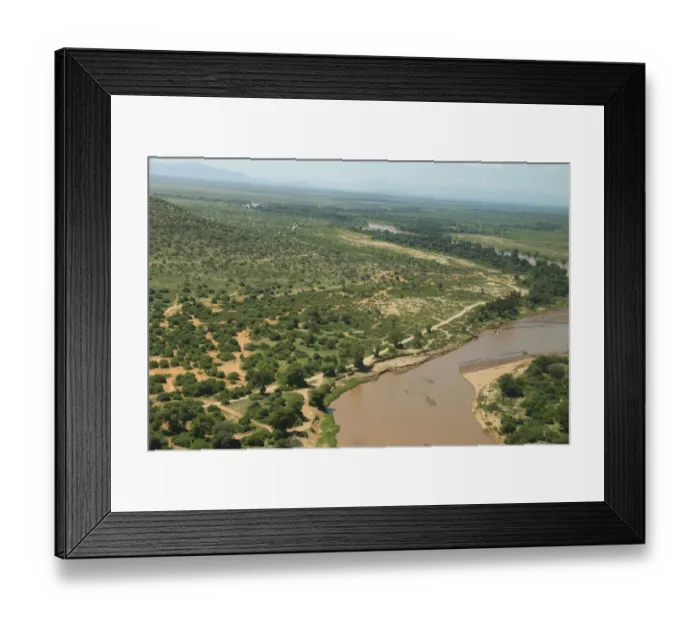 Framed Print : Ewaso Ngiro River, Samburu National Park, Kenya Framed Print : Ewaso Ngiro River, Samburu National Park, Kenya
