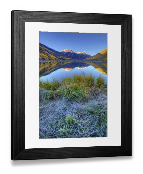 Framed Print : Frosty morning at Crystal Lake, San Juan Mountains, Colorado, USA Framed Print : Frosty morning at Crystal Lake, San Juan Mountains, Colorado, USA