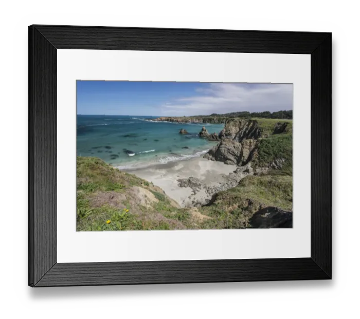 Framed Print : Jug Handle Cove at Jug Handle State Natural Reserve, Mendocino County, California, USA