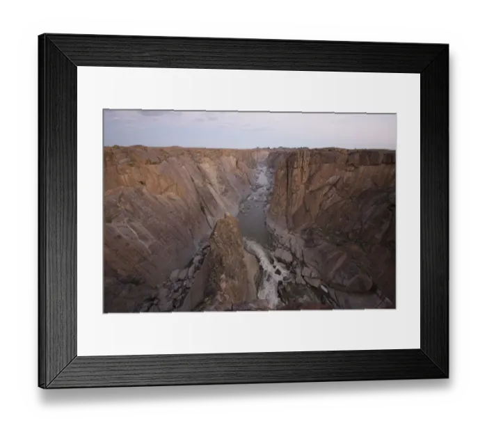 Framed Print : Dramatic view from Arrow Point, Augrabies Falls National Park, Northern Cape, South Africa Framed Print : Dramatic view from Arrow Point, Augrabies Falls National Park, Northern Cape, South Africa