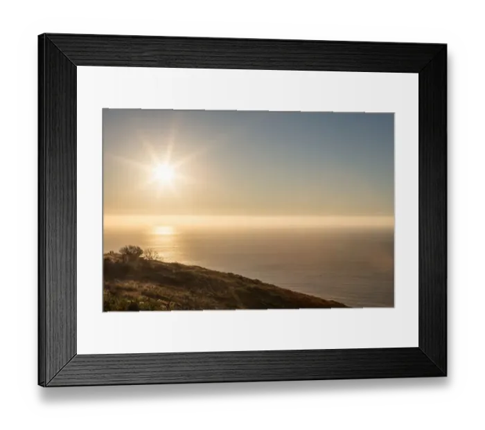 Framed Print : Wide shot of storm clouds, Cape Town, Western Cape, South Africa