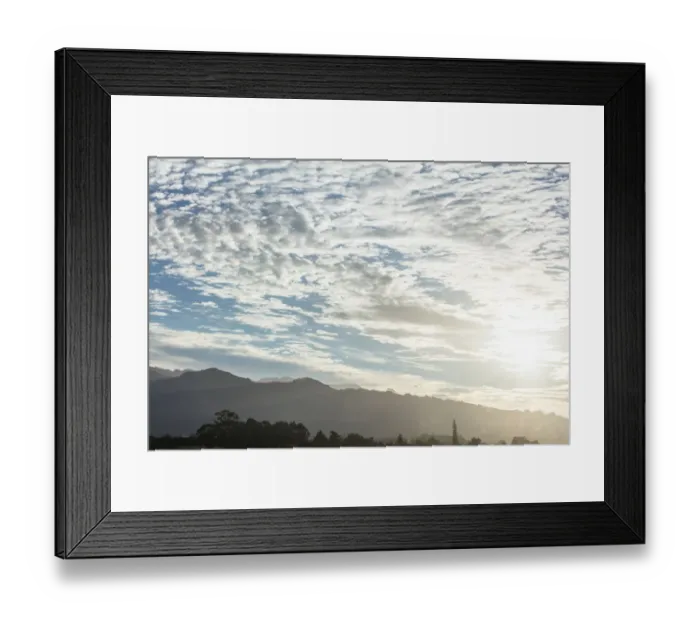 Framed Print : Wide shot of clouds over a mountain, Cape Town, Western Cape, South Africa Framed Print : Wide shot of clouds over a mountain, Cape Town, Western Cape, South Africa