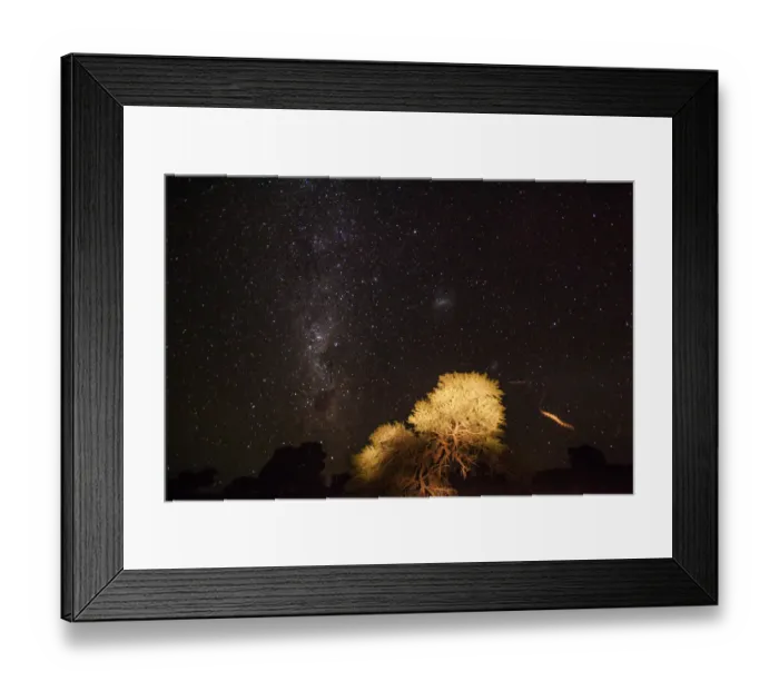 Framed Print : The Milky Way is the galaxy that contains our Solar System. The descriptive milky is derived from the appearance from Earth of the galaxy a band of light seen in the night sky formed from stars tha