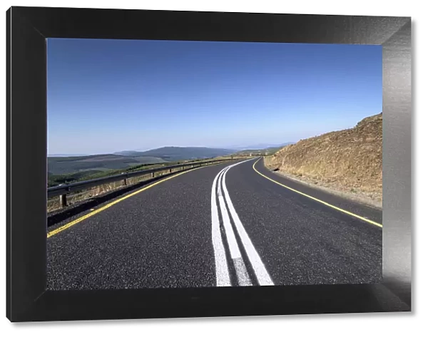 Road, Sky, Summer, Driving, Low Veld, South Africa, Mpumalanga, Colour image, Color image