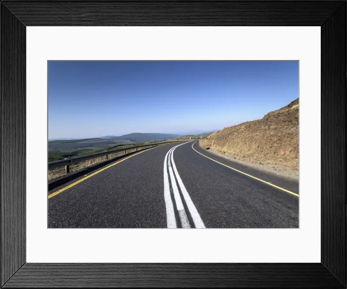 Framed Print : Road, Sky, Summer, Driving, Low Veld, South Africa, Mpumalanga, Colour image, Color image Framed Print : Road, Sky, Summer, Driving, Low Veld, South Africa, Mpumalanga, Colour image, Color image