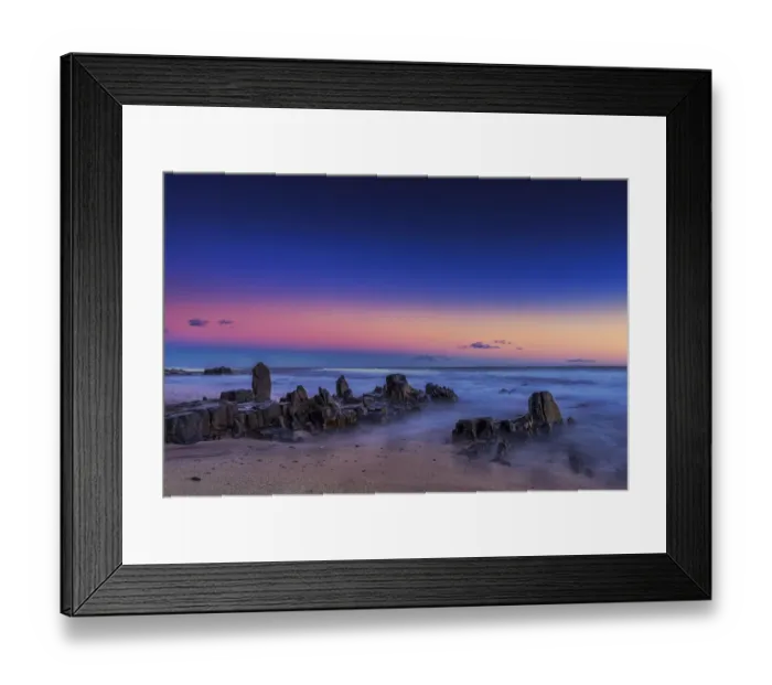 Framed Print : Sunrise, Clouds, Sky, Rocks, Pink, Blue, Ocean, Sea, Atlantic Ocean, Cape Town, South Africa Framed Print : Sunrise, Clouds, Sky, Rocks, Pink, Blue, Ocean, Sea, Atlantic Ocean, Cape Town, South Africa