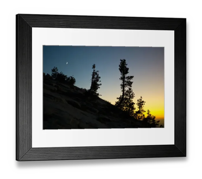 Framed Print : Sunset over Yosemite National Park, California, USA Framed Print : Sunset over Yosemite National Park, California, USA