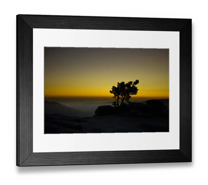 Framed Print : Sunset over Yosemite National Park, California, USA