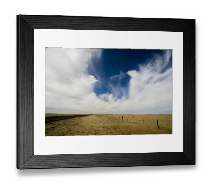 Framed Print : dry, fence, grass, grassland eco system, horizon over land, horizontal, landscape Framed Print : dry, fence, grass, grassland eco system, horizon over land, horizontal, landscape