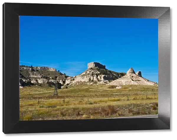 Eagle Rock, Scotts Bluff National Monument, Scotts Bluff, Nebraska, USA