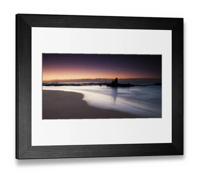 Framed Print : Peaceful ocean landscape photo at first light on the coastline of Durban, Kwazulu-Natal, South Africa Framed Print : Peaceful ocean landscape photo at first light on the coastline of Durban, Kwazulu-Natal, South Africa