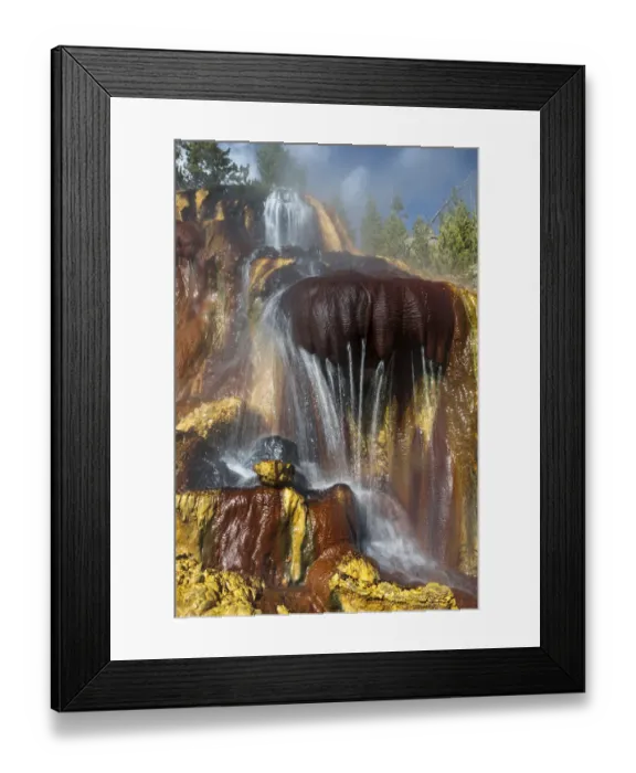 Framed Print : Chocolate Pots geological formations, Yellowstone National Park, Wyoming, USA Framed Print : Chocolate Pots geological formations, Yellowstone National Park, Wyoming, USA