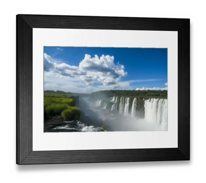 Framed Print : Largest waterfalls of Iguazu Falls, Argentina