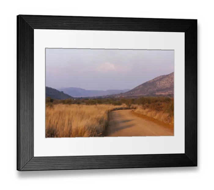 Framed Print : Beauty In Nature, Blue Sky, Color Image, Colour Image, Copy Space, Dawn, Day, Dirt Road