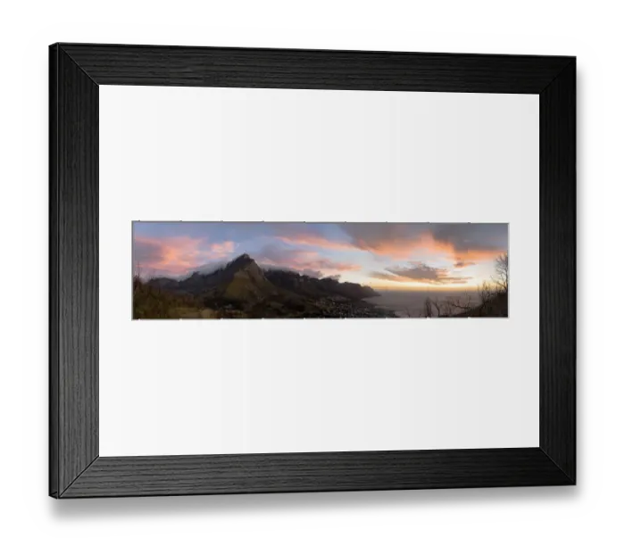 Framed Print : beauty in nature, camps bay, cape town, cloud, color image, elevated view, extreme terrain Framed Print : beauty in nature, camps bay, cape town, cloud, color image, elevated view, extreme terrain