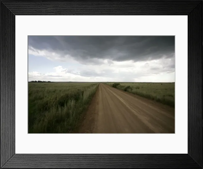 Framed Print : Cloud, Dirt Road, Field, Grass, Horizon Over Land, Landscape, Non-Urban Scene, North-West Province Framed Print : Cloud, Dirt Road, Field, Grass, Horizon Over Land, Landscape, Non-Urban Scene, North-West Province