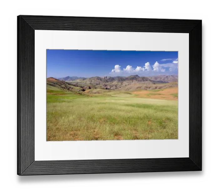 Framed Print : Cloud, Field, Grass, Hill, Kaokoveld, Kunene River, Landscape, Mountain, Mountain Range