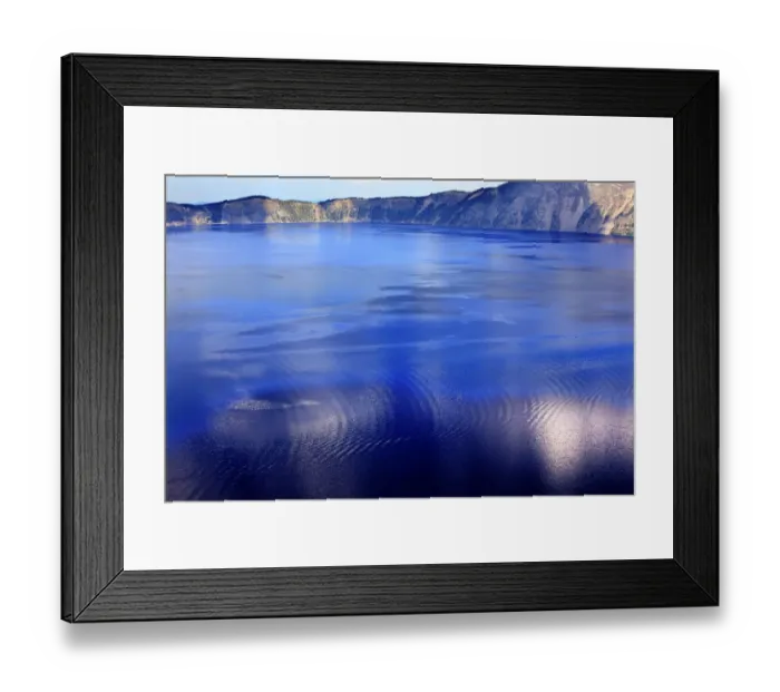 Framed Print : Blue water of Crater Lake, Crater Lake National Park, Oregon, USA Framed Print : Blue water of Crater Lake, Crater Lake National Park, Oregon, USA