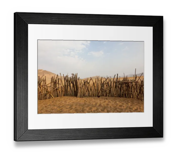 Framed Print : Deserted camp of Himba tribe, Northwestern Namibia, Africa Framed Print : Deserted camp of Himba tribe, Northwestern Namibia, Africa