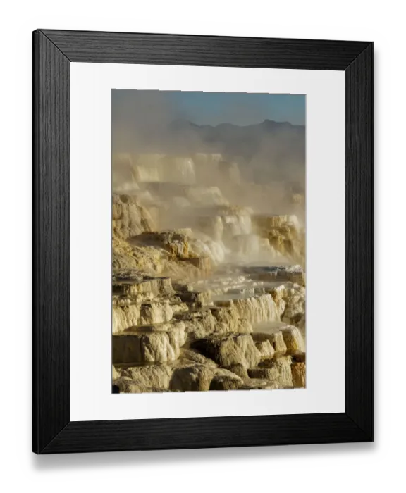 Framed Print : Canary Spring and rocks, Yellowstone National Park, Montana, Wyoming, USA Framed Print : Canary Spring and rocks, Yellowstone National Park, Montana, Wyoming, USA