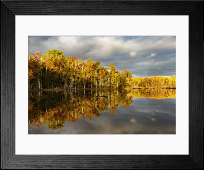 Framed Print : Red Jack Lake and sunrise reflection, Alger County, Upper Peninsula of Michigan, USA Framed Print : Red Jack Lake and sunrise reflection, Alger County, Upper Peninsula of Michigan, USA