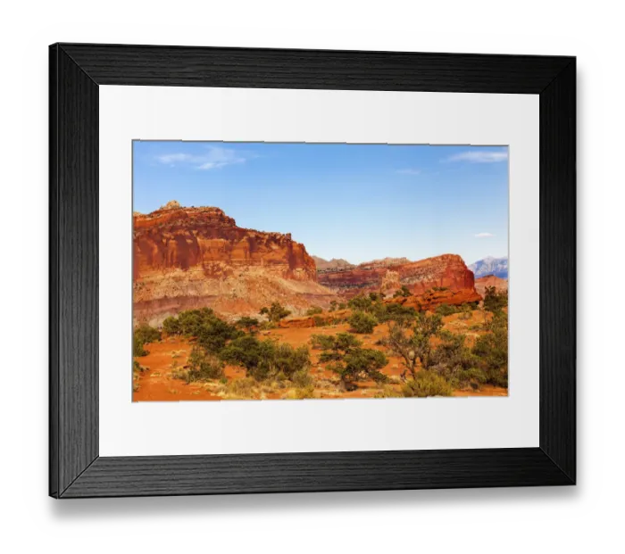 Framed Print : Capitol Reef Sandstone Mountain, Capitol Reef National Park, Torrey, Utah, USA Framed Print : Capitol Reef Sandstone Mountain, Capitol Reef National Park, Torrey, Utah, USA