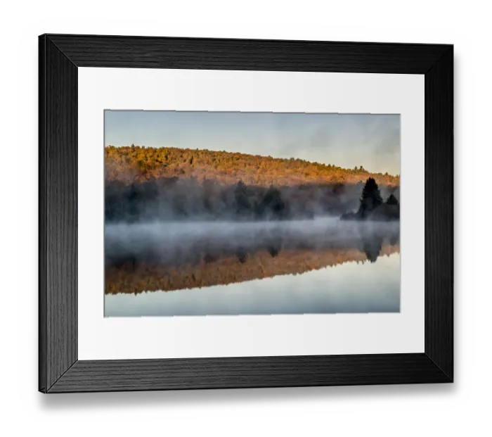 Framed Print : Streeter Pond at dawn, New Hampshire, USA
